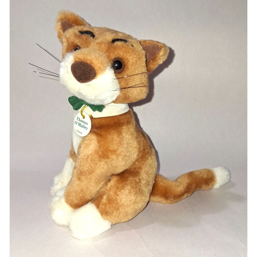 Vintage Disney Aristocats Thomas O’Malley Cat Plush Video Release Exclusive 7"